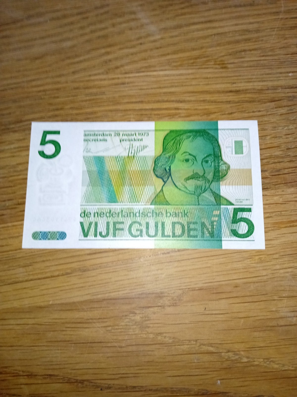 Een mooi biljet unc van 5 gulden, Postzegels en Munten, Bankbiljetten | Nederland, Ophalen of Verzenden, 5 gulden, Los biljet