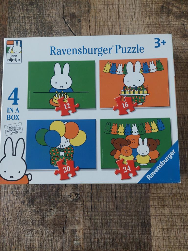 Te koop: Nijntje Ravensburger puzzel. 12-16-20-24 stuks, Kinderen en Baby's, Speelgoed | Kinderpuzzels, Ophalen of Verzenden, 10 tot 50 stukjes