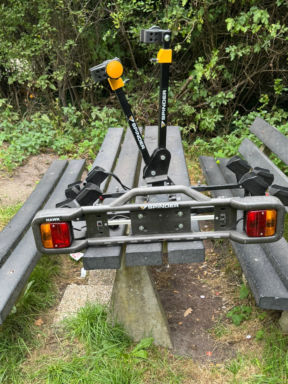 Fietsendrager, Ophalen, Gebruikt, Elektrische fiets, 2 fietsen