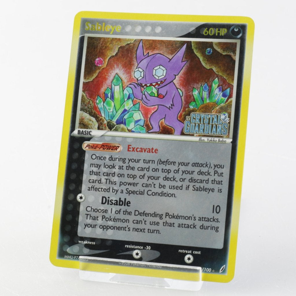 TCG Sableye (CG 10) Stamped Excellent, Zo goed als nieuw