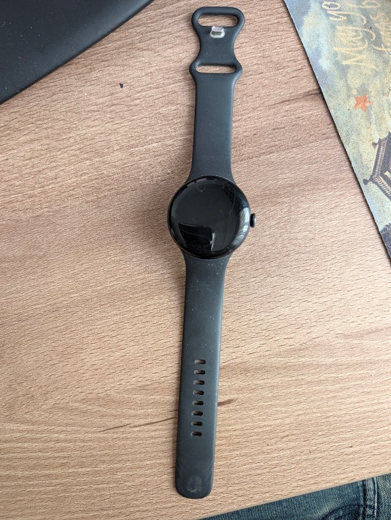 Pixel Watch 2 (WiFi model), Ophalen, Zwart, Waterdicht, Gebruikt