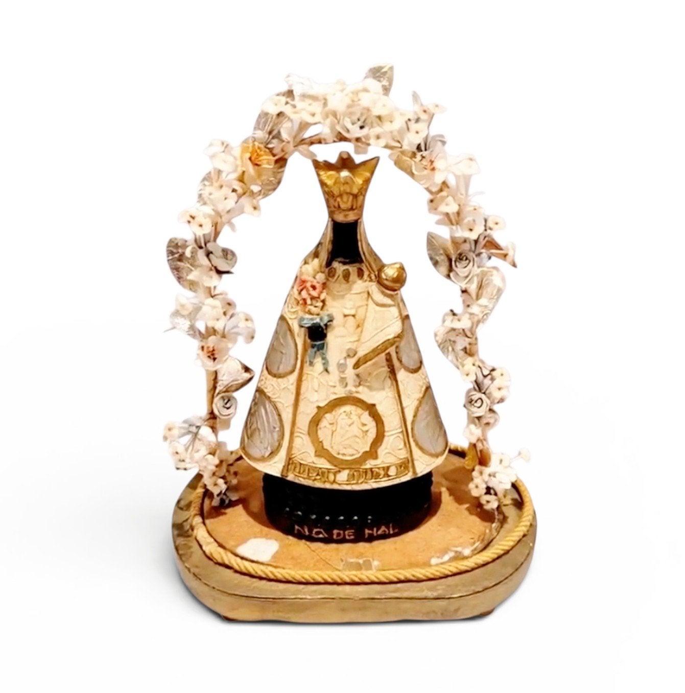 Zwarte Madonna van Monsterrat - Heilige beeldje, Ophalen of Verzenden