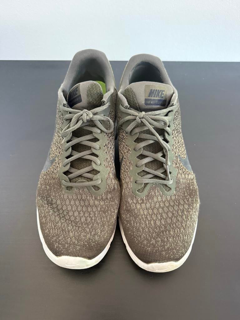 Nike Air Max maat 47,5 donkergroen, Kleding | Heren, Schoenen, Ophalen of Verzenden, Gedragen, Overige kleuren, Sneakers of Gympen