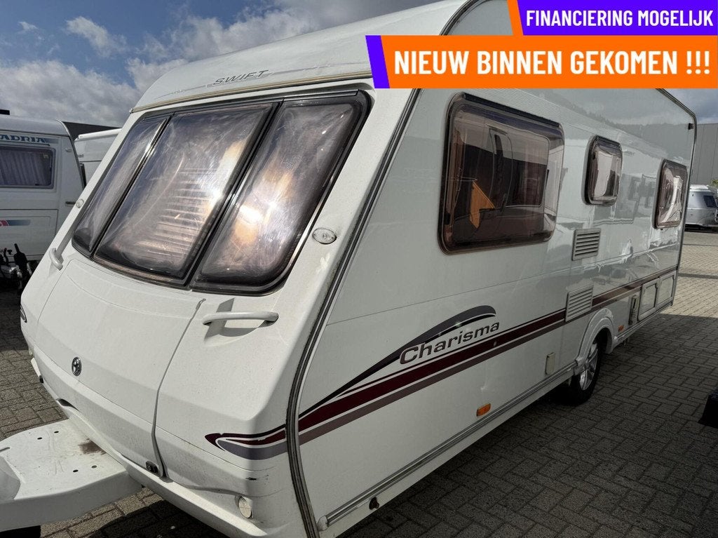 Swift 550 CHARISMA, FRANSBED, MOVER, FIETSENDRAGER, Rondzit, 7 tot 8 meter, Bedrijf, Swift