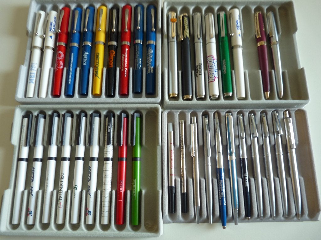 SHEAFFER Pennen., Sheaffer, Balpen, Ophalen of Verzenden, Met reclame