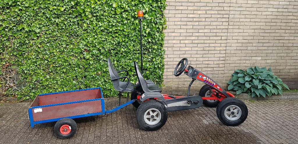 Berg Skelter duozit en aanhanger met zwaailicht, Kinderen en Baby's, Speelgoed | Buiten | Skelters, Ophalen, Gebruikt, Berg, Duozit