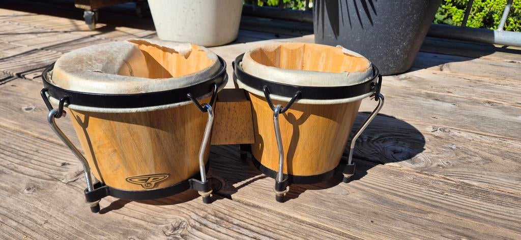 LP CP Bongo's - Gebruikt met beschadigde vellen, Muziek en Instrumenten, Ophalen of Verzenden, Gebruikt, Overige merken