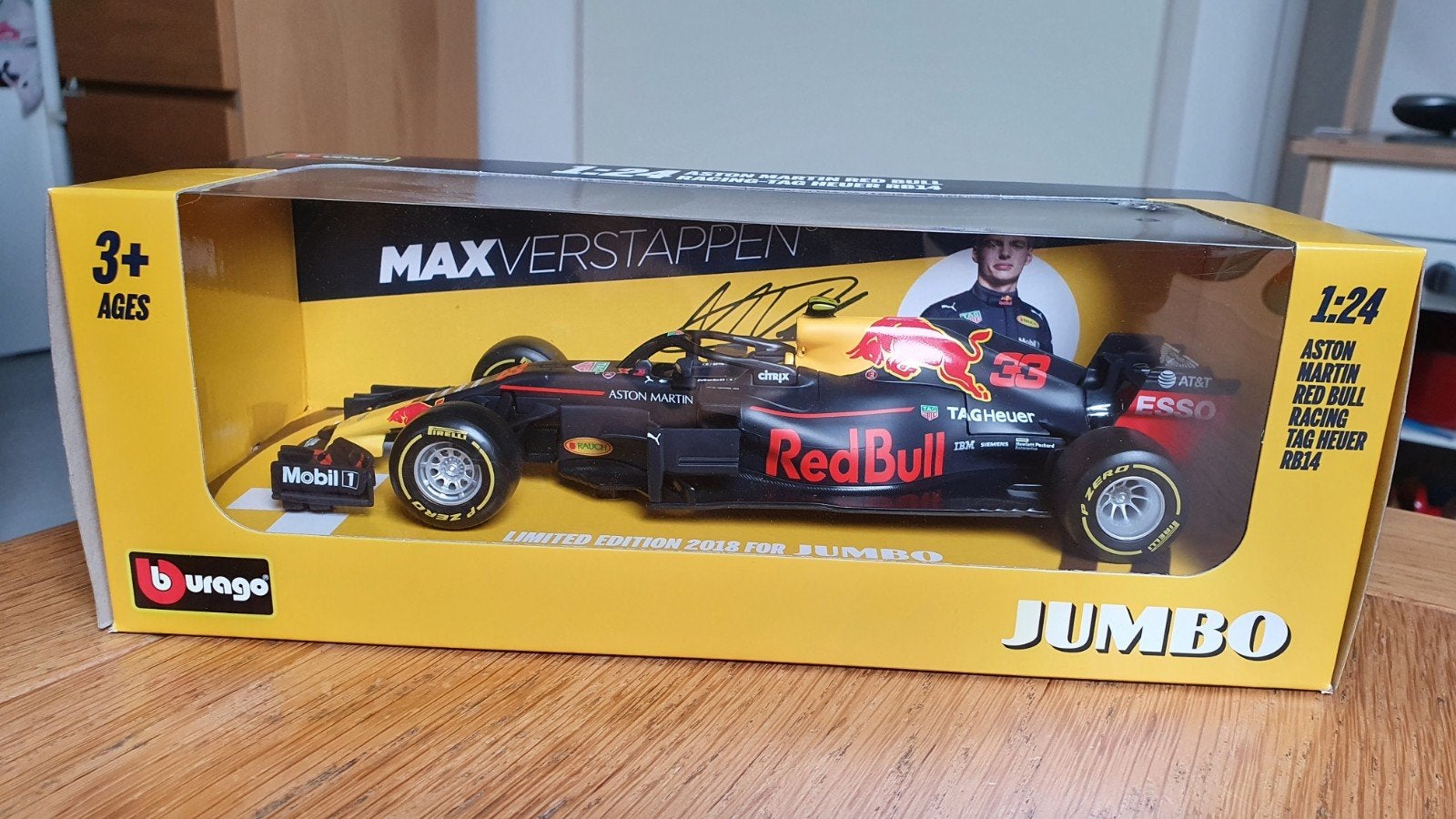 Red Bull Max Verstappen RB14 2018, Ophalen of Verzenden, Nieuw, Bburago