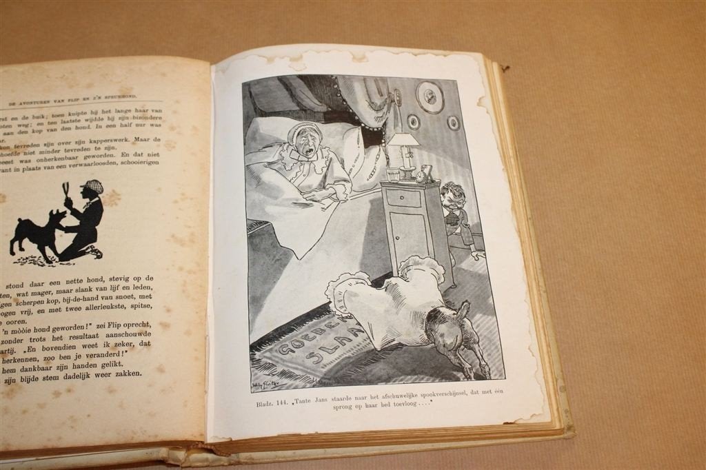 De Avonturen van Flip — Antiek, Feith & Sluiter, 1e dr 1912, Ophalen of Verzenden, Gelezen