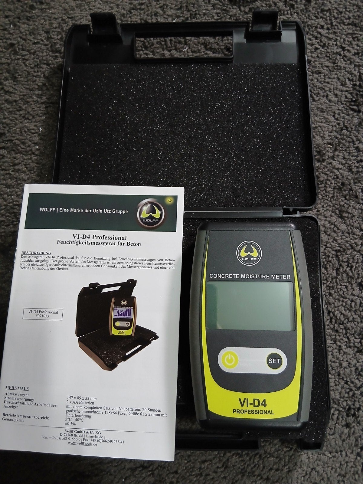Te Koop: Vochtmeter, Ophalen