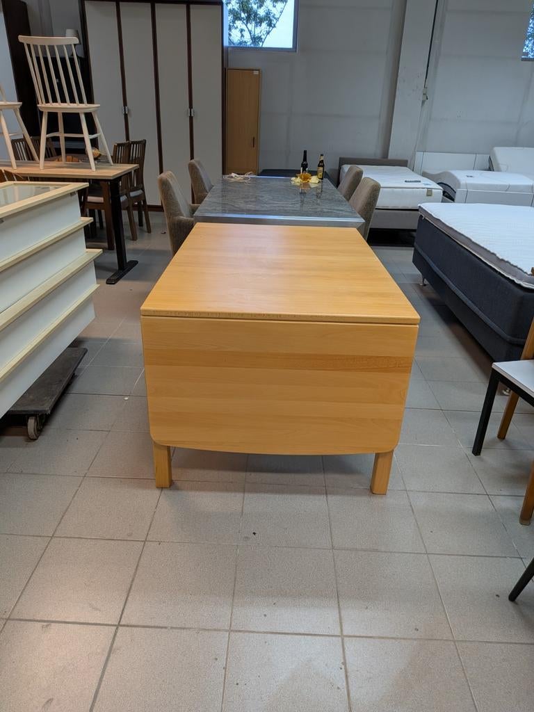 Haslev Uitschuifbare Eettafel | Deens Design | Beukenhout, Huis en Inrichting, Tafels | Eettafels, Ophalen, Info@haslev.com, Zo goed als nieuw