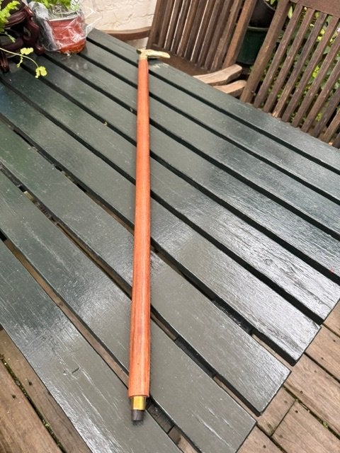 mooie houten wandelstok, adelaarskop, Ophalen of Verzenden, Zo goed als nieuw