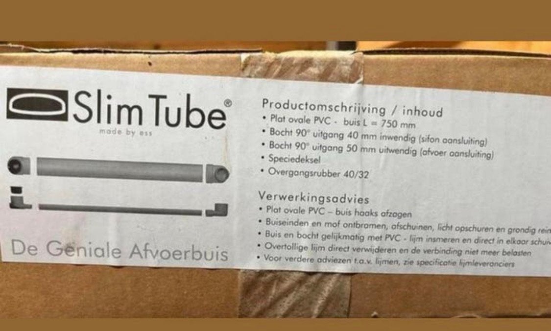 SlimTube PVC Afvoerbuis Set - De Geniale Afvoerbuis, Ophalen, Pvc, Overige typen, Zo goed als nieuw