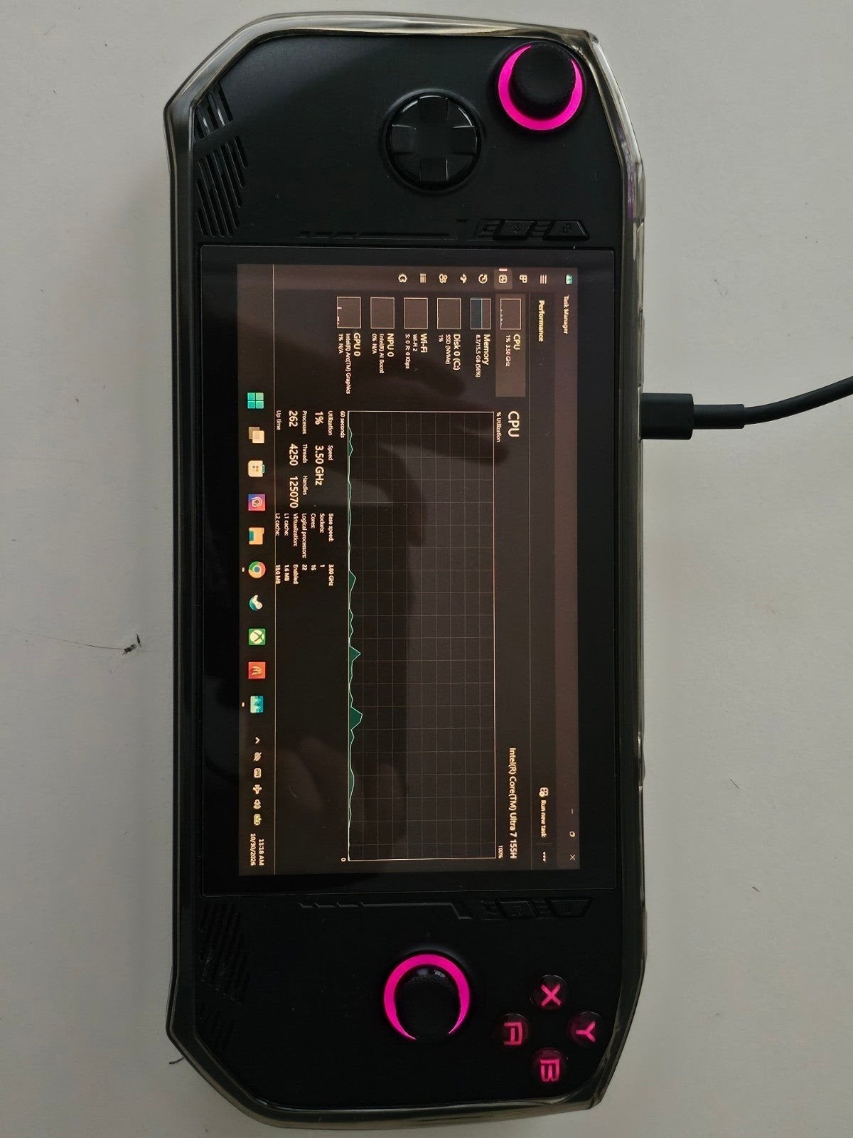 MSI Claw A1M 16gb ram 1tb Gaming Handheld - Intel Core Ultra, Ophalen, MSI, Zo goed als nieuw