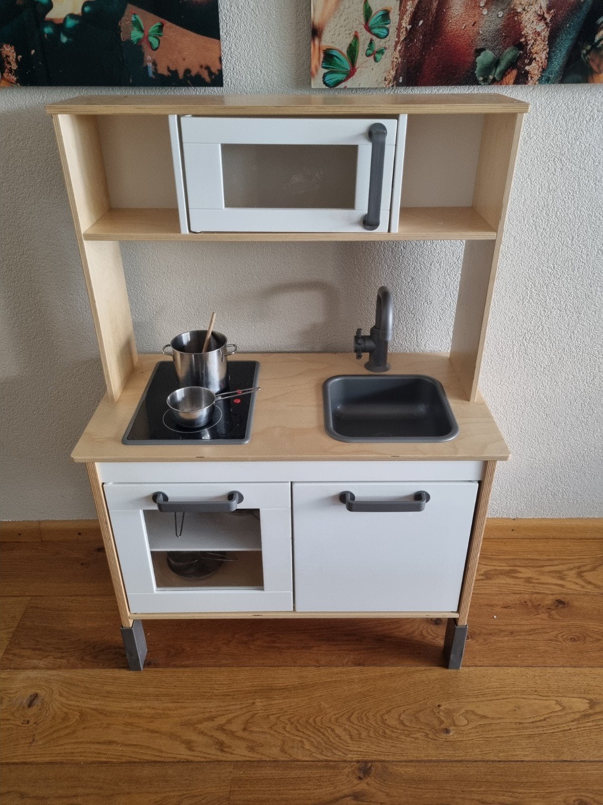 Ikea houten kinderkeuken met accessoires, Ophalen, Gebruikt, Hout, Speelkeuken