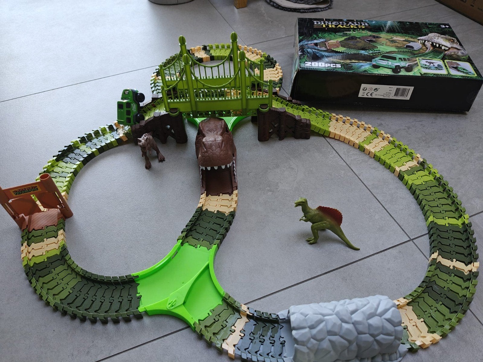 Dinosaur Tracks speelbaan, Ophalen, Zo goed als nieuw, Elektrisch, Overige merken