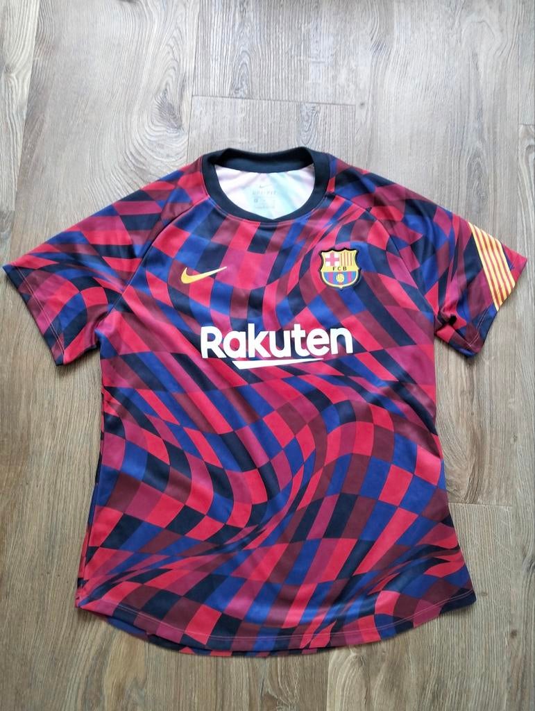 FC Barcelona trainingsshirt, Maat 48/50 (M), Nike, Ophalen of Verzenden, Zo goed als nieuw
