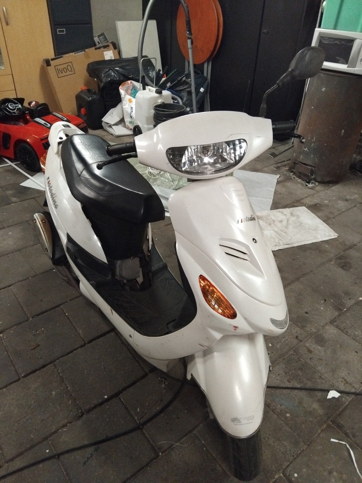 scooter Motodino blauw kenteken, Fietsen en Brommers, Snorfietsen en Snorscooters, Ophalen, Gebruikt, Benzine, Overige merken