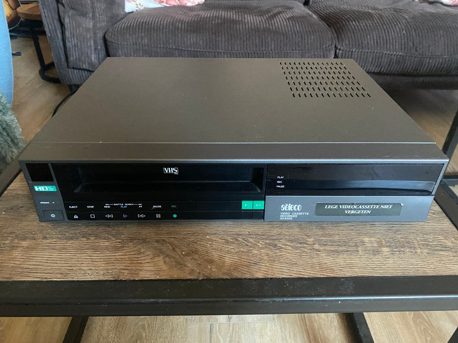 Seleco vhs video recorder 80s, Audio, Tv en Foto, Videospelers, Ophalen of Verzenden, Zo goed als nieuw