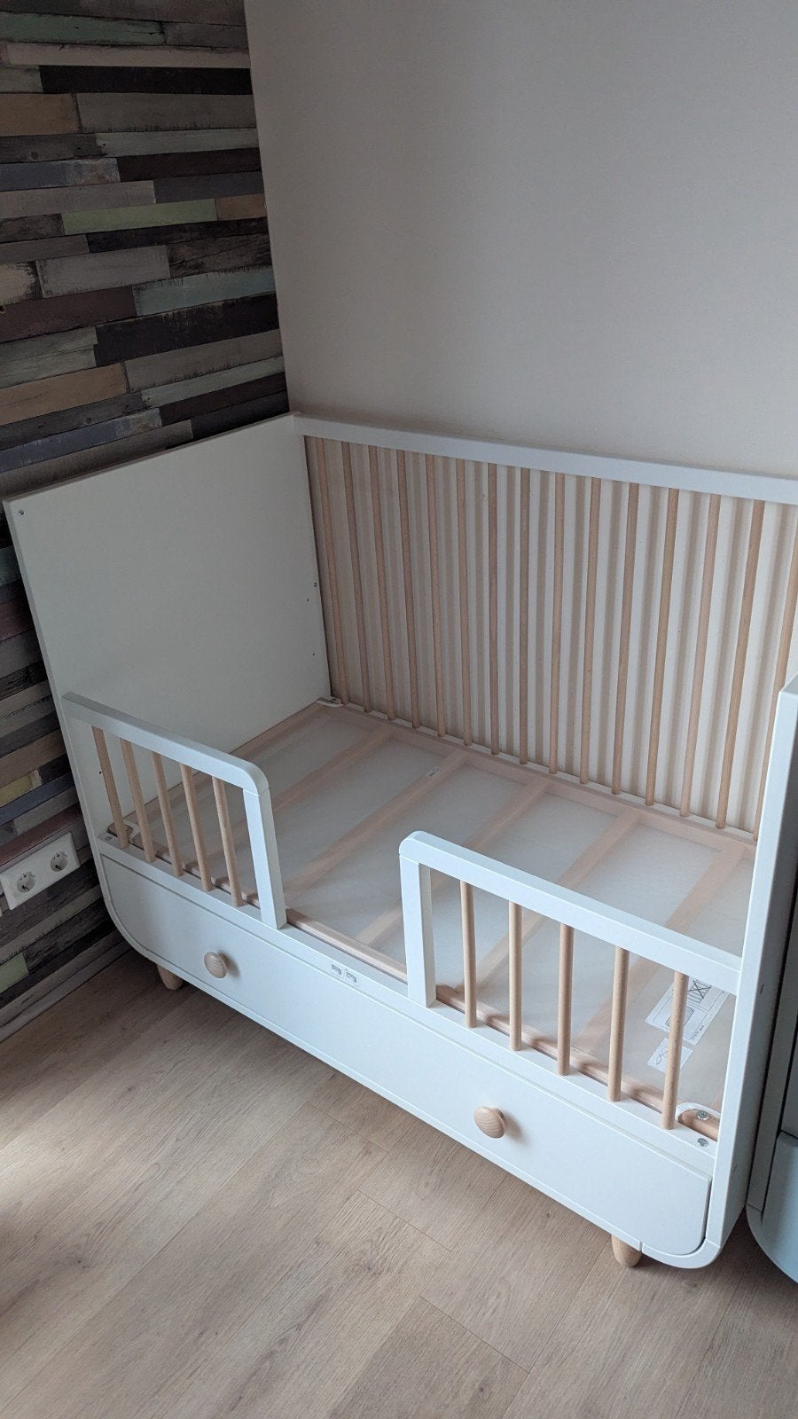 Ikea Myllra babybed 120x60 met matras, Zo goed als nieuw, Minder dan 140 cm, Minder dan 70 cm, Ophalen
