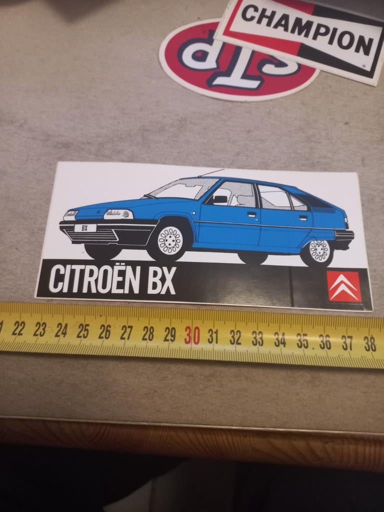 Citroen bx, Verzamelen, Stickers, Ophalen of Verzenden, Zo goed als nieuw