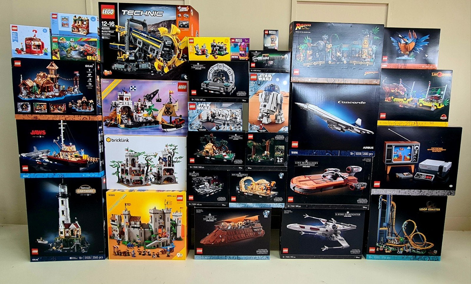 mega collectie sealed lego in 1 koop, Ophalen, Lego, Nieuw, Compleet