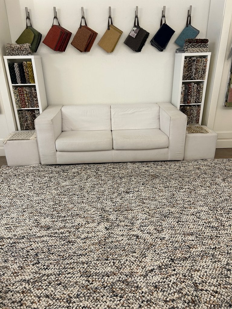 Vloerkleed Marble 29501 van Brink & Campman 370x370, Ophalen of Verzenden, 200 cm of meer, Zwart, Rechthoekig