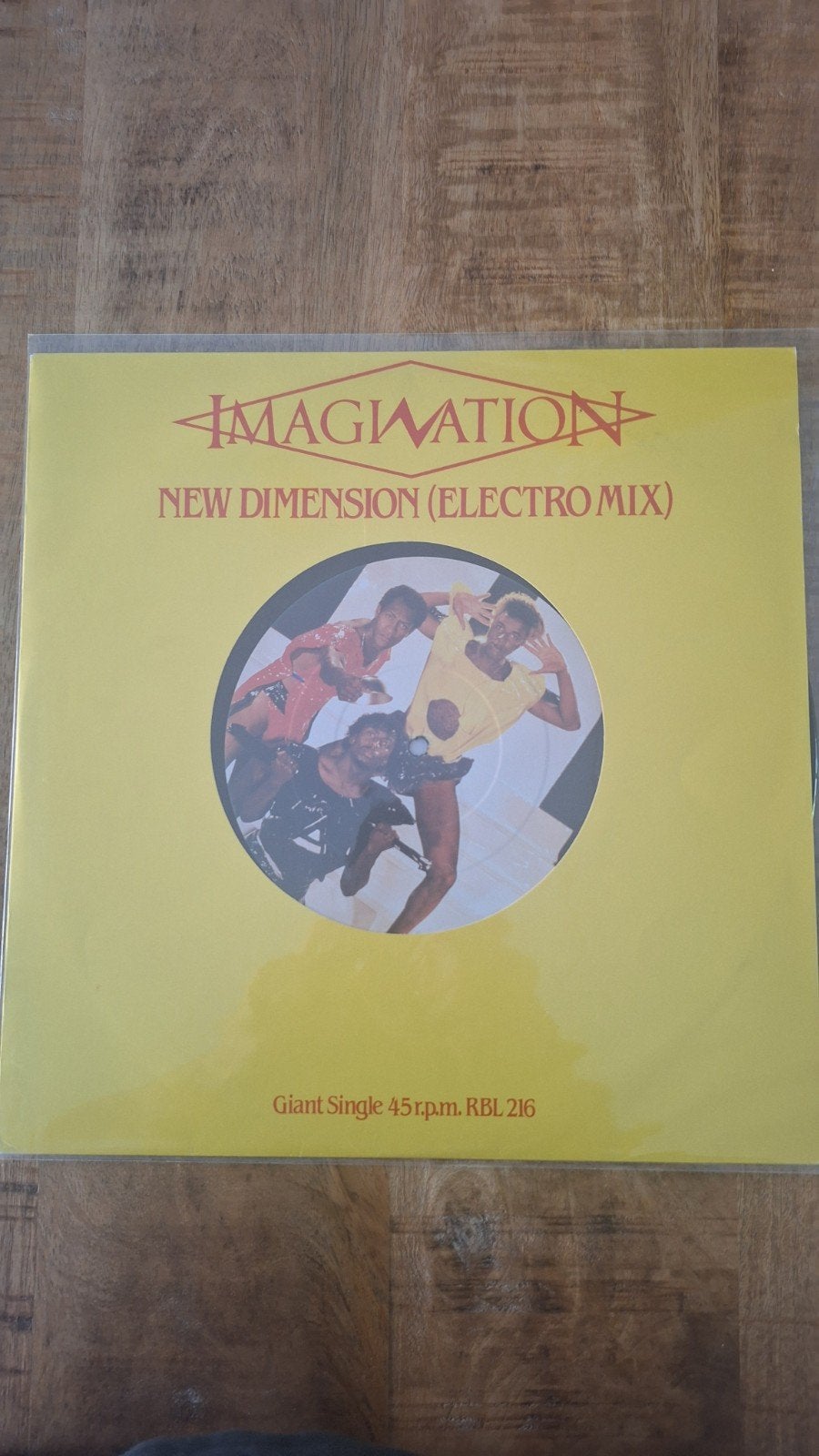 Imagination - New Dimension (electro mix) 12" maxi singel, Cd's en Dvd's, Vinyl | Hiphop en Rap, Ophalen of Verzenden, Gebruikt