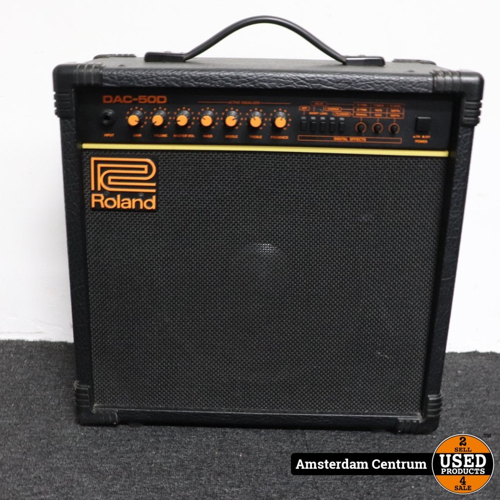 Roland DAC-50D Gitaarversterker - B Grade, Roland, Gebruikt, Support@roland.com, 10910 Culver Blvd
Culver City, CA 90230
USA