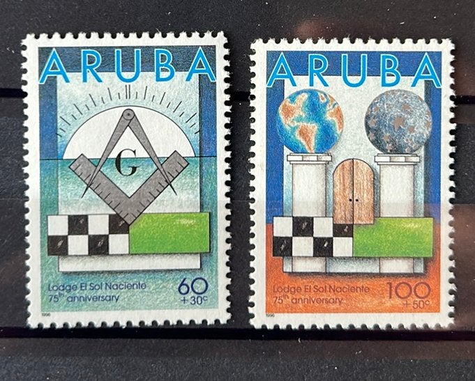 Aruba serie 180/81 postfris, Verzenden, Postfris