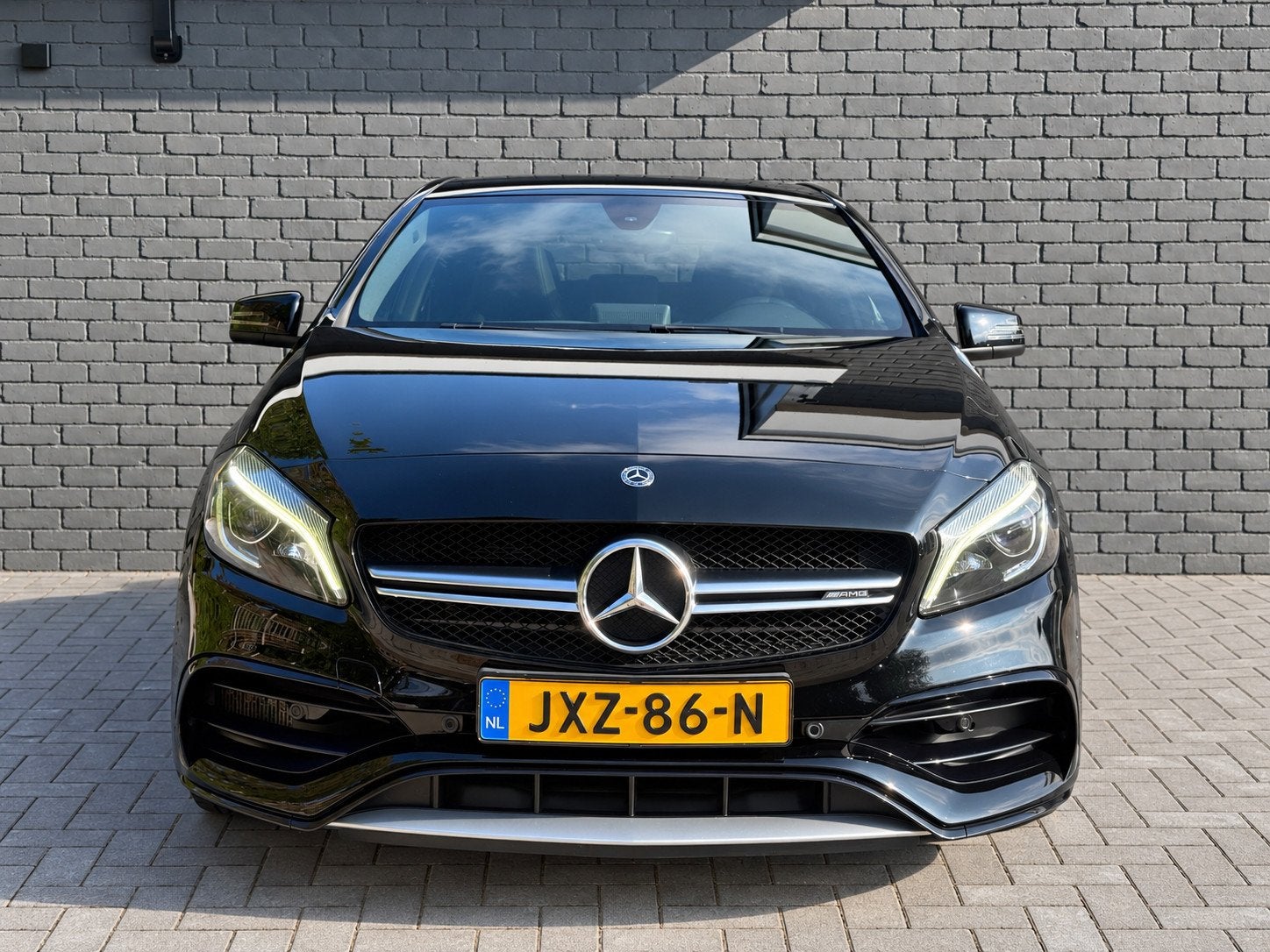 Mercedes-Benz A-klasse AMG 45 4MATIC|Pano|Carplay|H&K|, Auto's, Automaat, Gebruikt, Euro 6, 4 cilinders