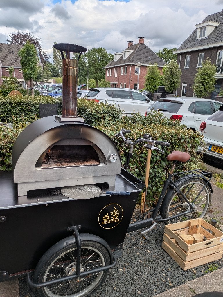 Pizzaparty thuis 🍕 | Pizza oven bakfiets huren Nijmegen, Ophalen, Zo goed als nieuw, Overige