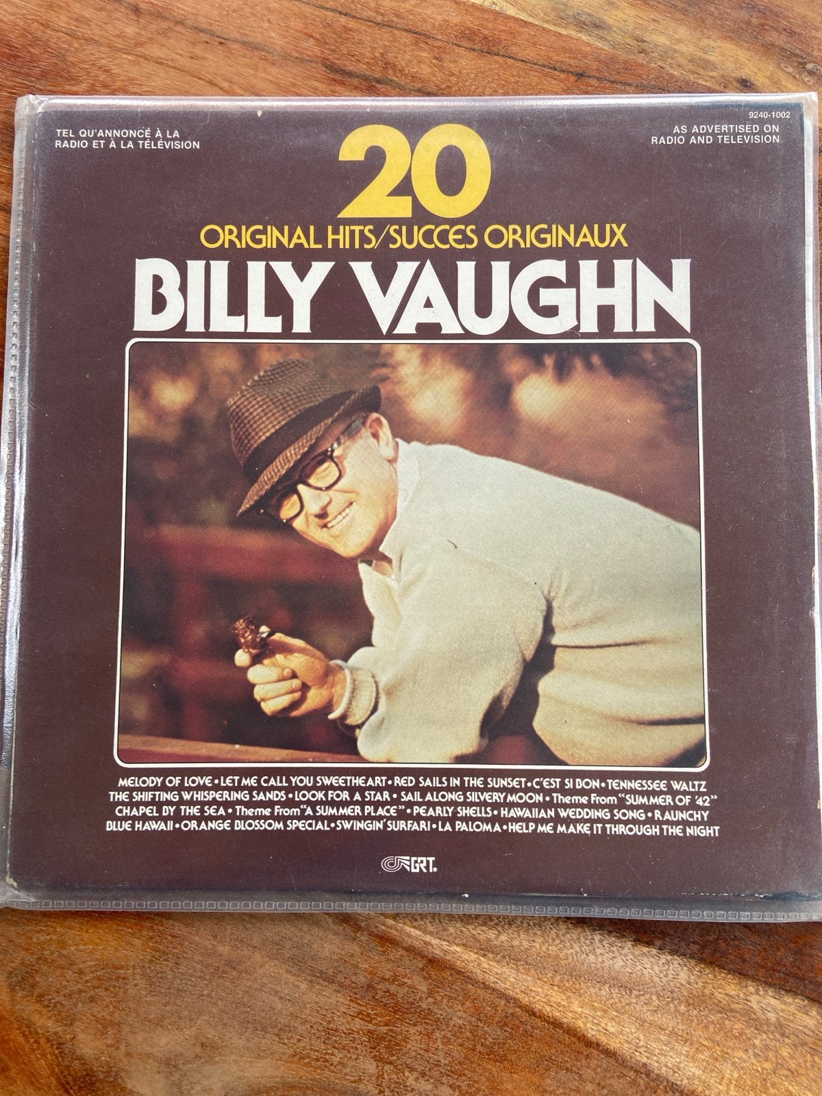 Billy Vaughn - 20 Original Hits/Succes Originaux LP, Ophalen, LP, Gebruikt, Pop