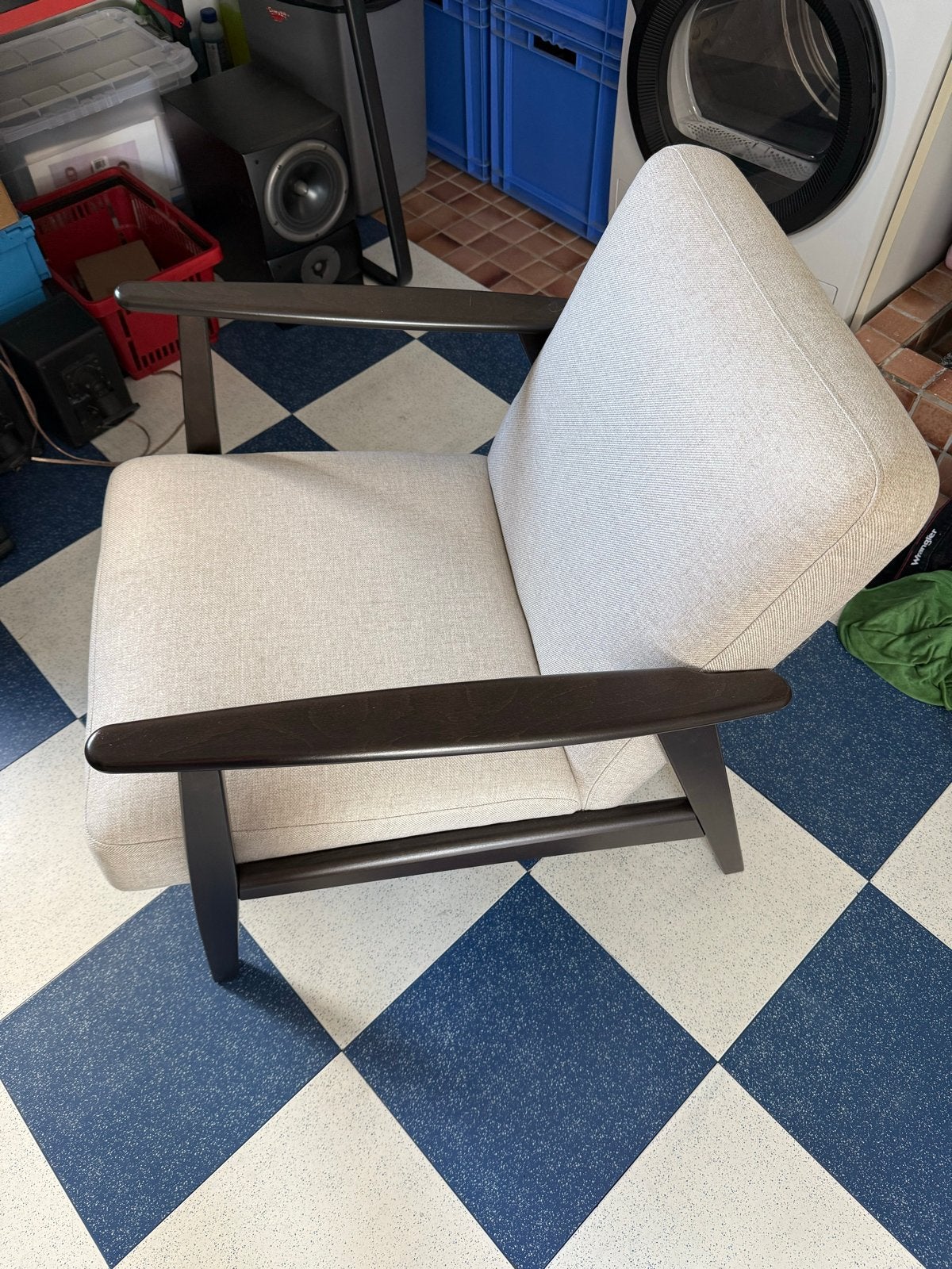 IKEA EKENÄSET Fauteuil - gewoon nieuw., Huis en Inrichting, Fauteuils, Ophalen, 75 tot 100 cm, Zo goed als nieuw, 50 tot 75 cm