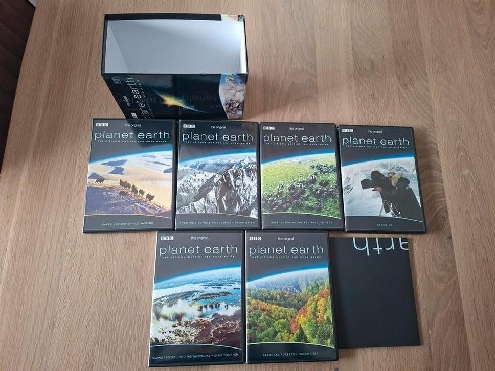 The original planet earh 6 dvds van bbc, Alle leeftijden, Ophalen of Verzenden, Zo goed als nieuw, Natuur