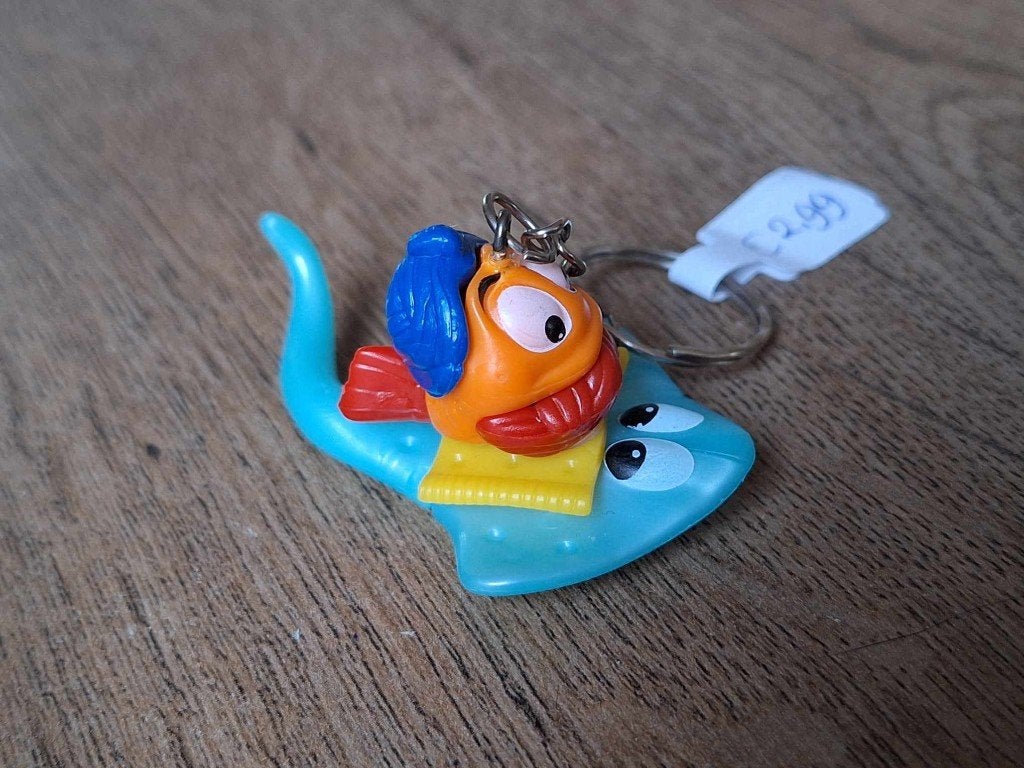 Sleutelhanger : Vis op Rog !!, Info@keycharms.nl, Overige typen, Nieuw, Medemblik
