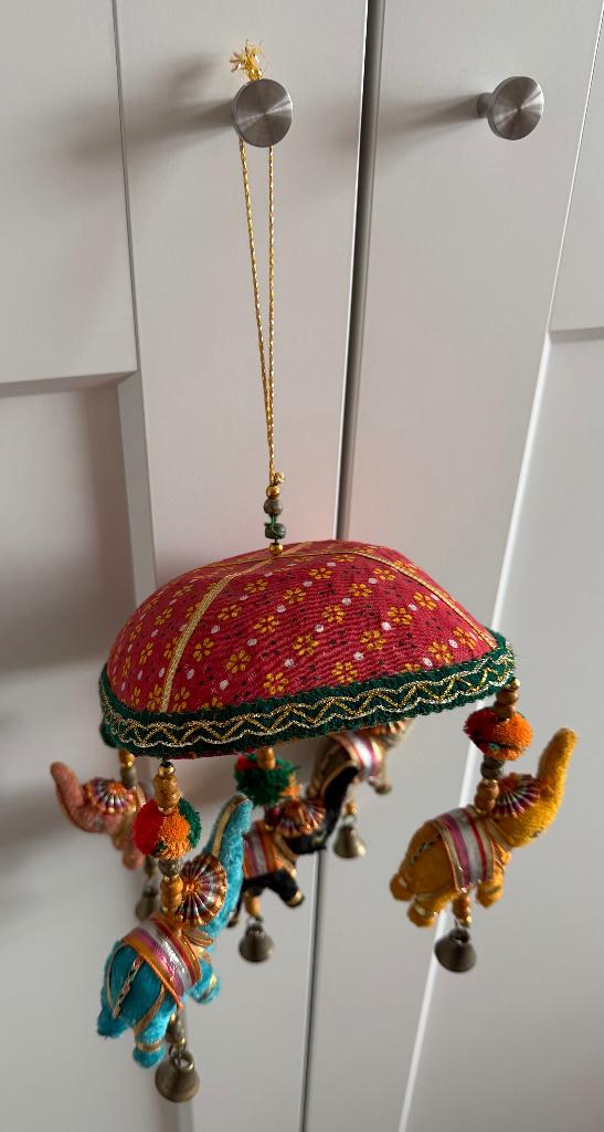 Olifanten hanger/ mobiel, Overige stijlen, Ophalen of Verzenden, Zo goed als nieuw, Decoratieobject