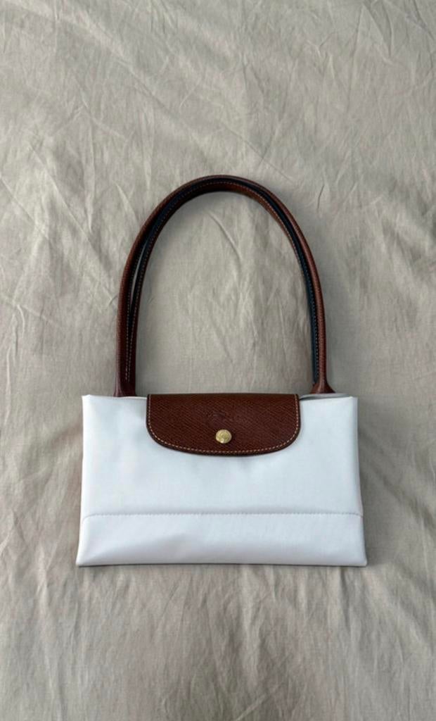 Longchamp Le Pliage maat L, Ophalen of Verzenden, Nieuw, Beige, Handtas