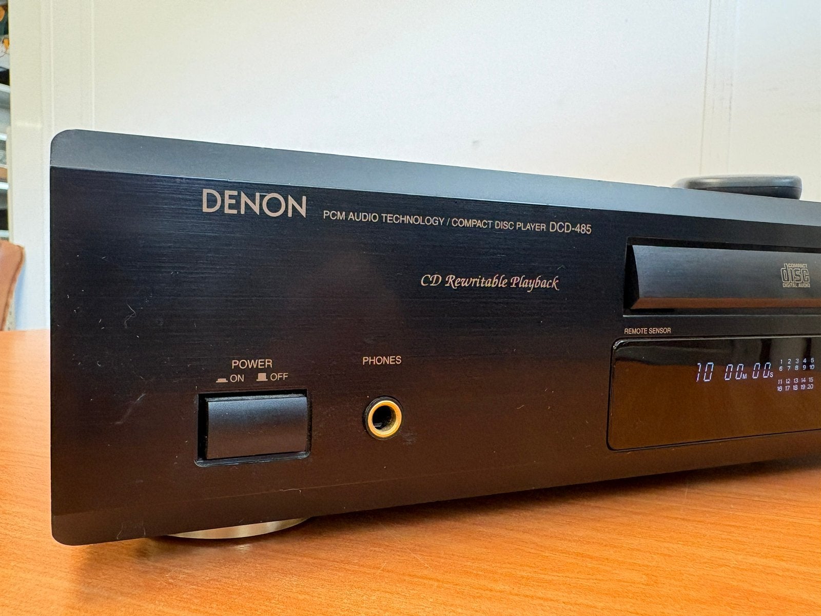 Denon DCD-485 PCM Audio Techn / CD speler met garantie en AB, Ophalen of Verzenden, Refurbished, Overige merken