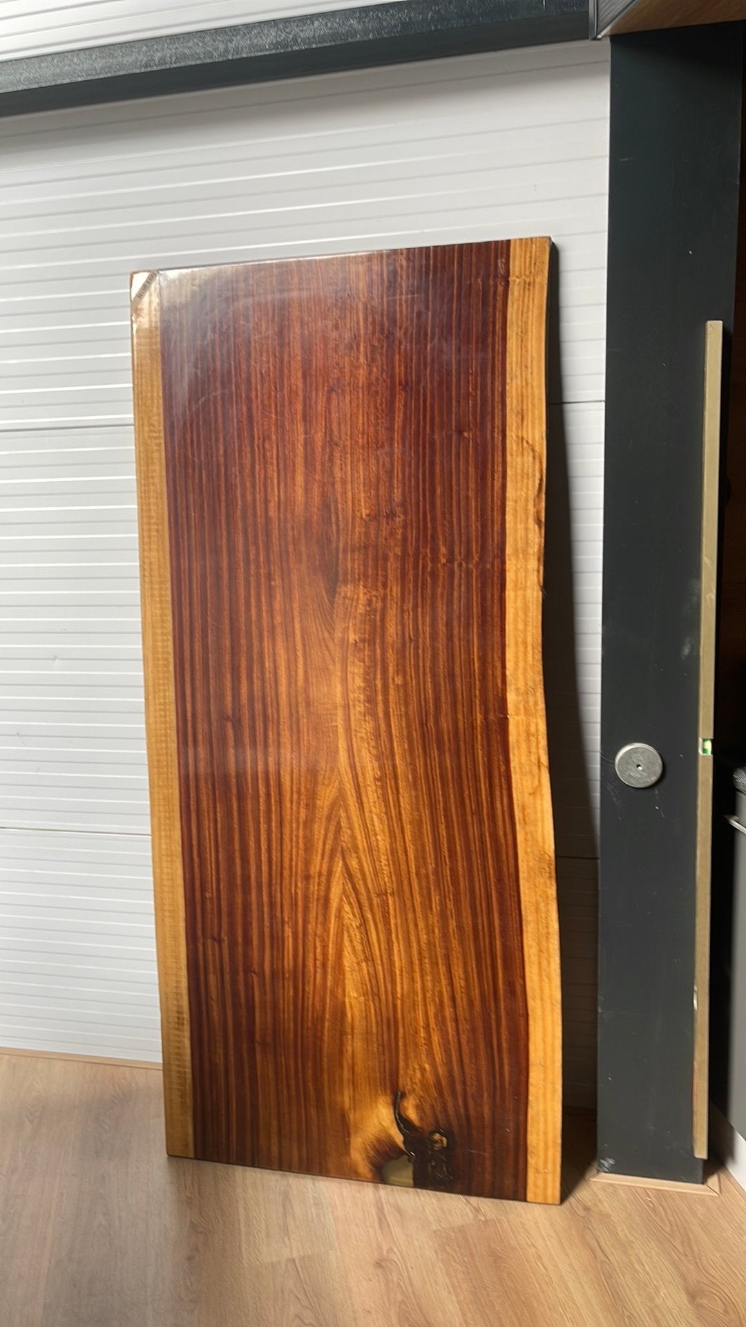 Te koop boomstam tafel, Gebruikt, 200 cm of meer, Rechthoekig, 50 tot 100 cm