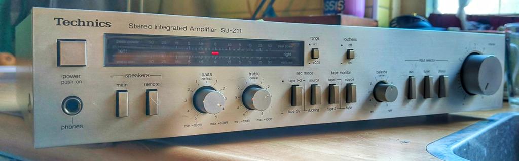 Technics SU-Z11 Stereo Geïntegreerde Versterker Jaren '80, Ophalen of Verzenden, Minder dan 60 watt, Overige merken