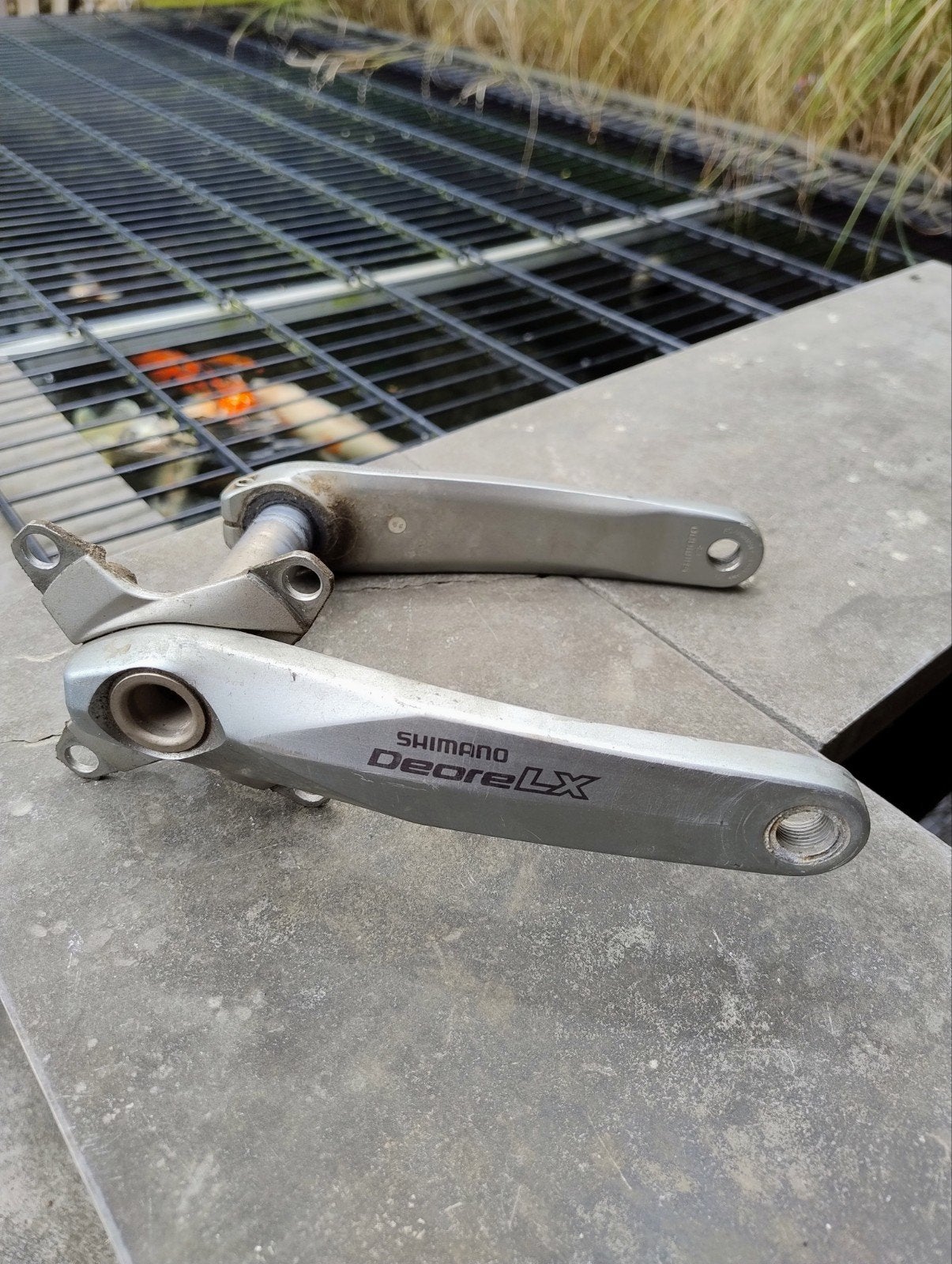 Shimano Deore LX crankstel 175mm, Fietsen en Brommers, Ophalen