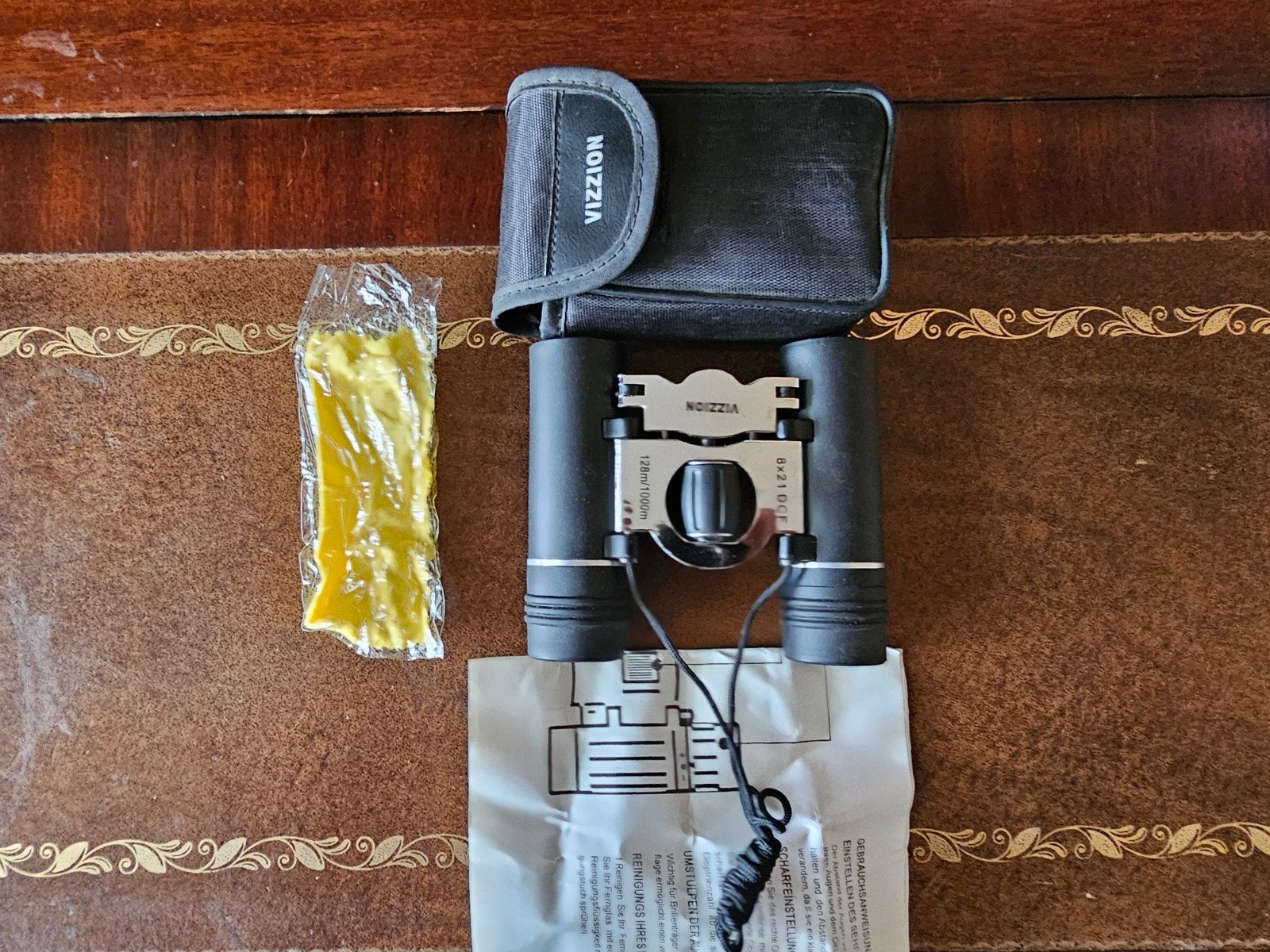 Vizzion Verrekijker 8x21 met hoes en schoonmaakdoekje, Audio, Tv en Foto, Optische apparatuur | Verrekijkers, Ophalen of Verzenden