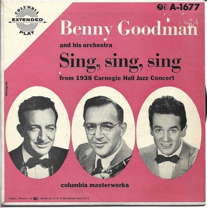 Benny Goodman And His Orchestra – Sing, Sing, Sing, Cd's en Dvd's, Vinyl Singles, Gebruikt, Verzenden, 7 inch, EP