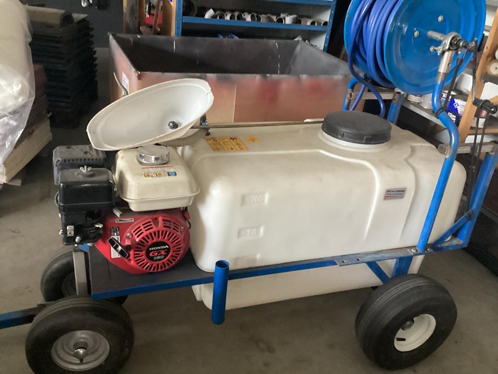 Te  koop mobiele spuit wagen 200liter, Ophalen of Verzenden, Gebruikt