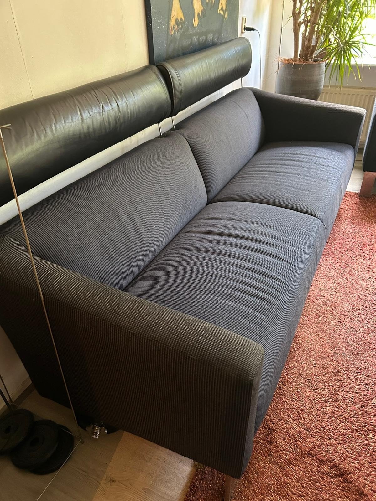 Leolux Patachou 2- en 3-zits bankstel, Ophalen, Gebruikt, 75 tot 100 cm, Rechte bank