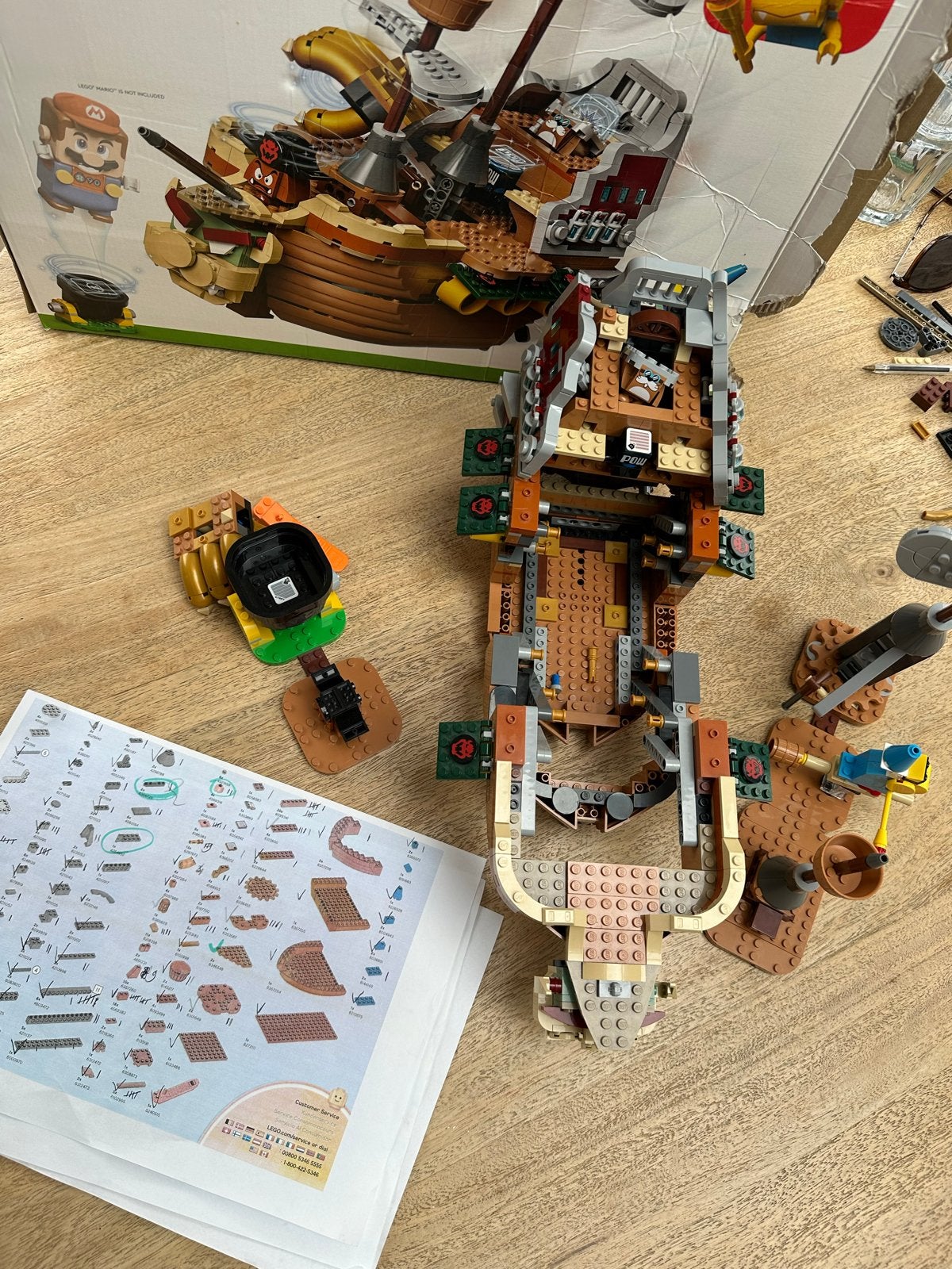 Lego Super Mario Bowser's Luchtschip 71391 - Zo goed als com, Ophalen of Verzenden, Gebruikt