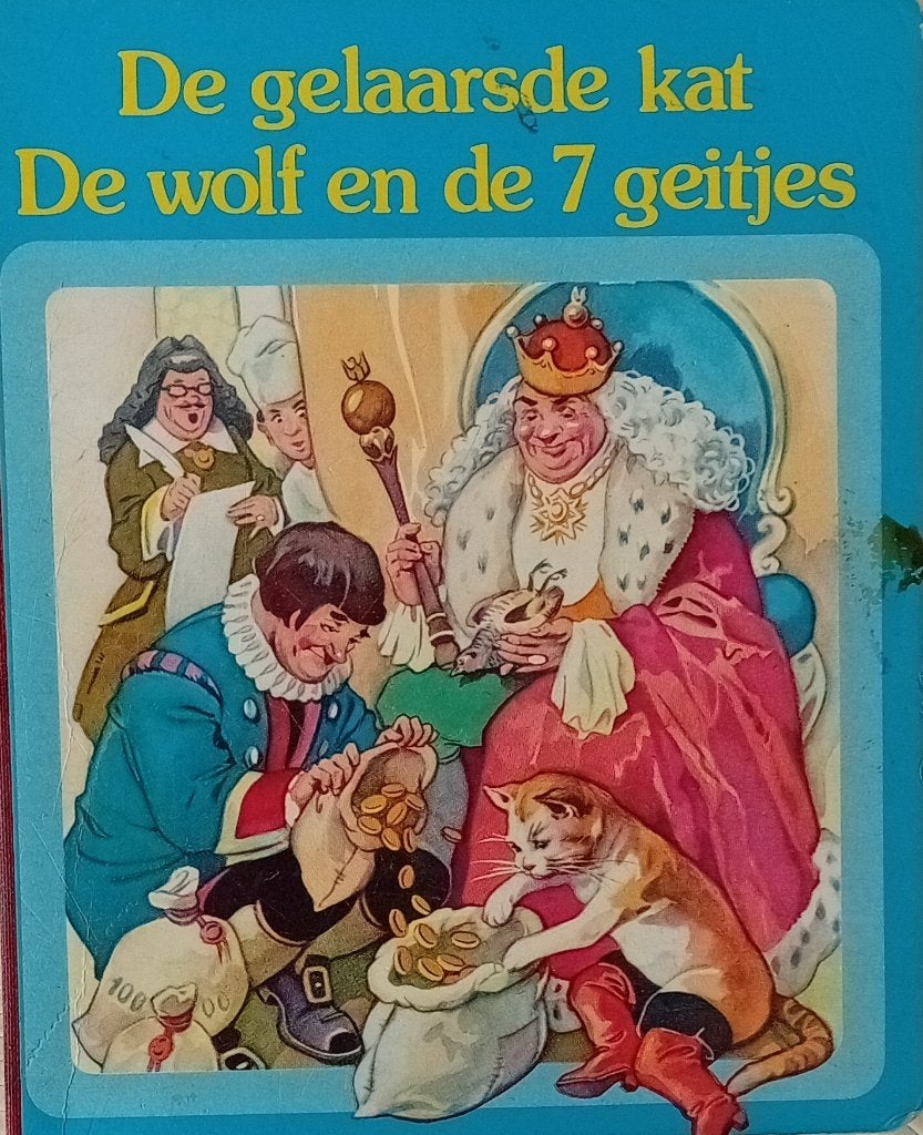De gelaarsde kat, de wolf en de zeven geitjes, nieuw., Ophalen of Verzenden, Nieuw, 3 tot 4 jaar