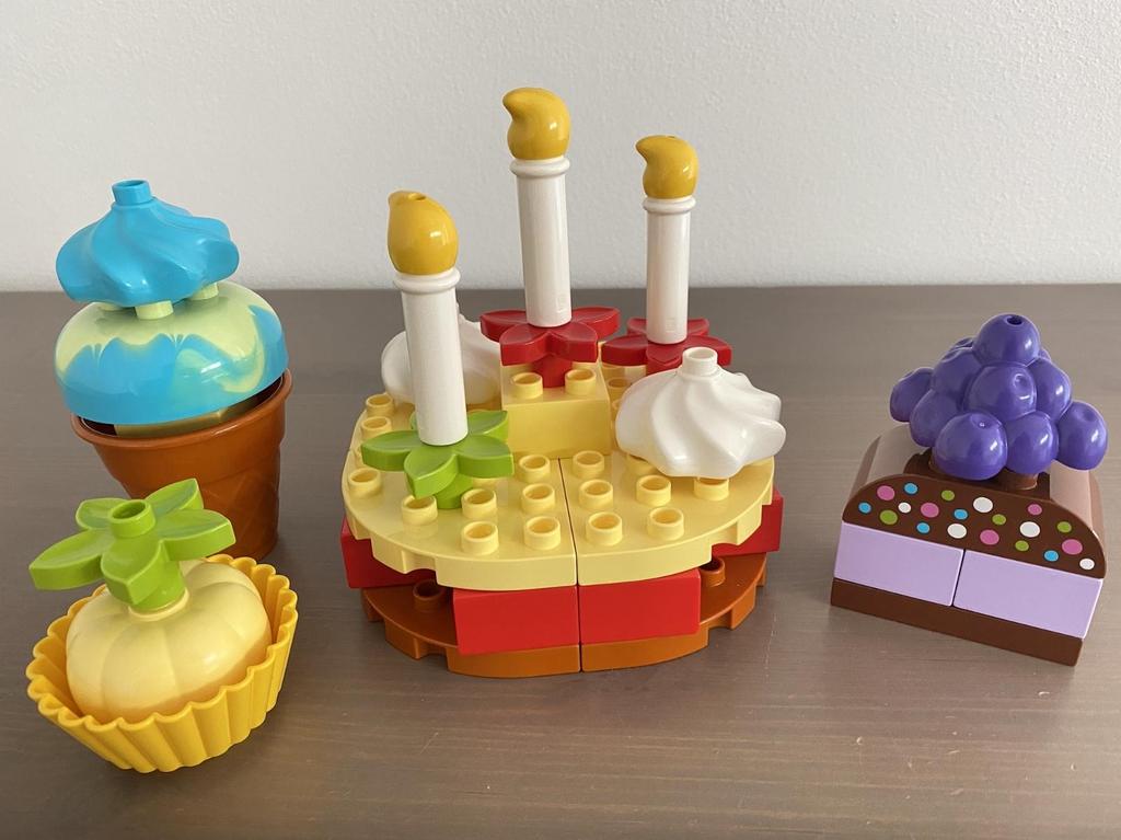 Duplo 10862 - Mijn Eerste Feestje - Taartjes, Gebruikt, Ophalen of Verzenden, Compleet, Duplo