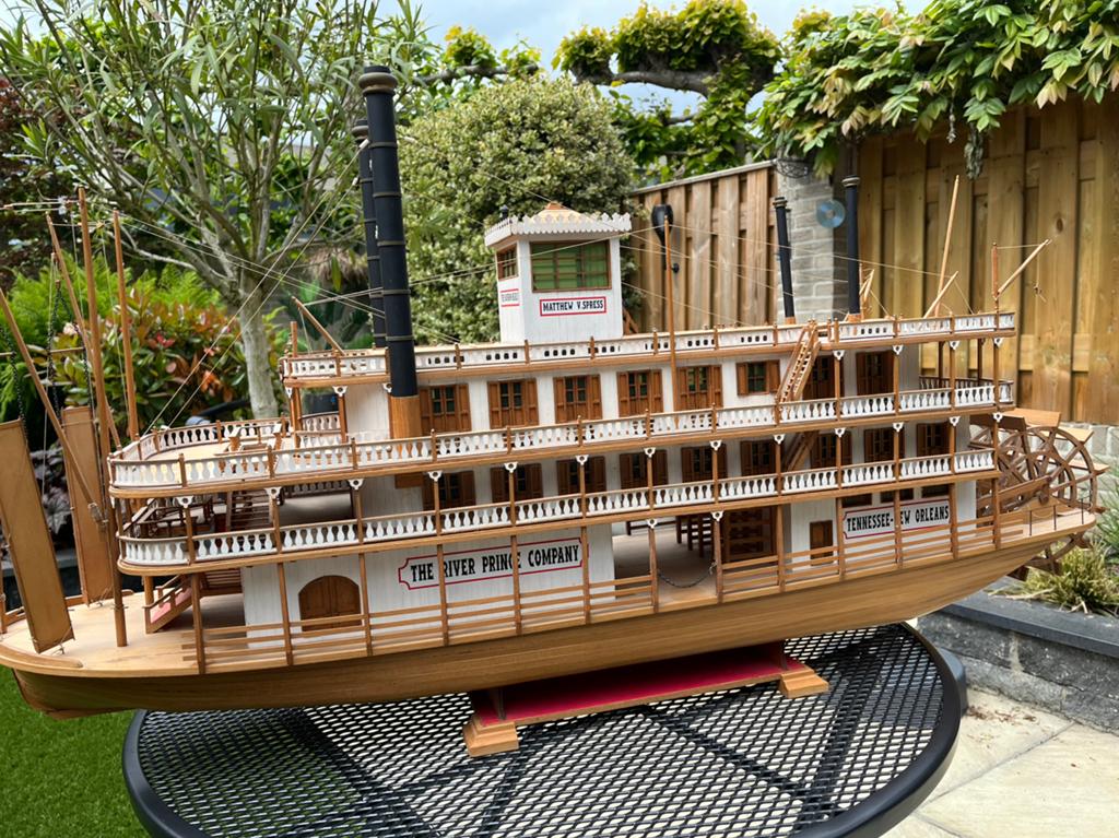 Houten modelbouw boot, Ophalen, Gebruikt, 1:50 tot 1:200